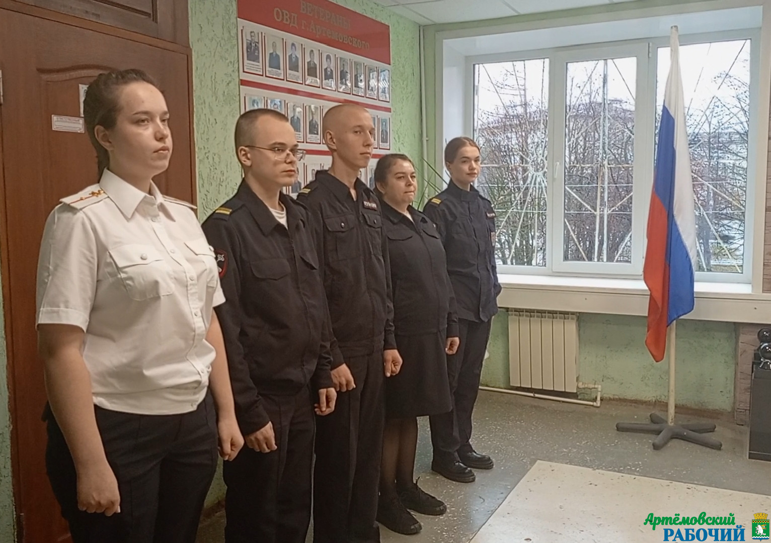 Сотрудники полиции приняли присягу