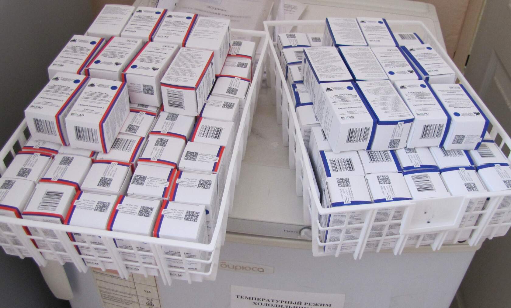 12 января в Артёмовскую ЦРБ поступило 250 комплектов вакцины «Гам-КОВИД-Вак»