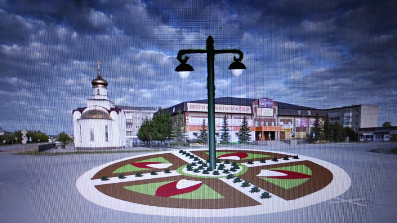  Щебенка и туи. Каким будет цветник на перекрестке с круговым движением? 