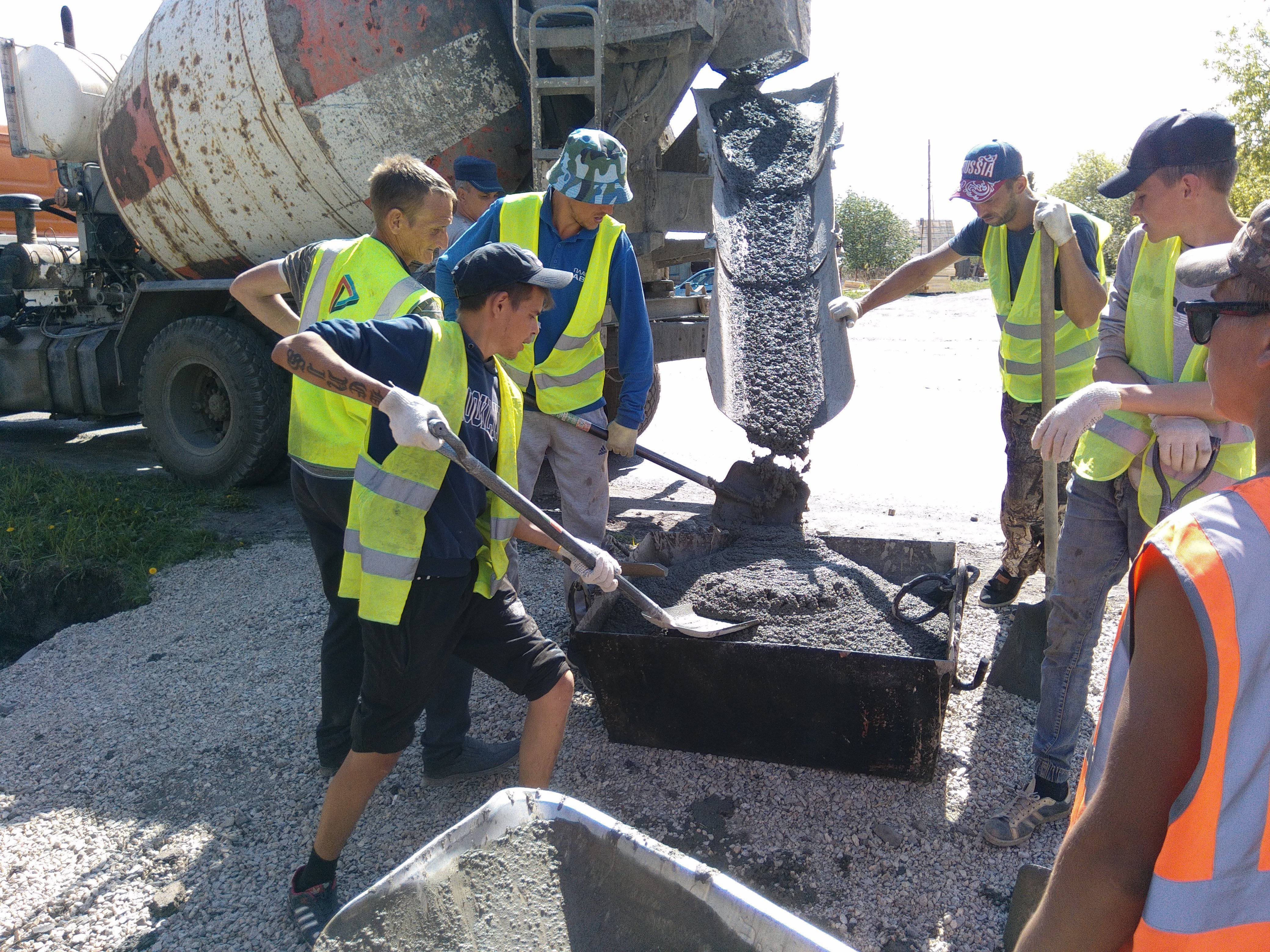 Очень сложный тротуар