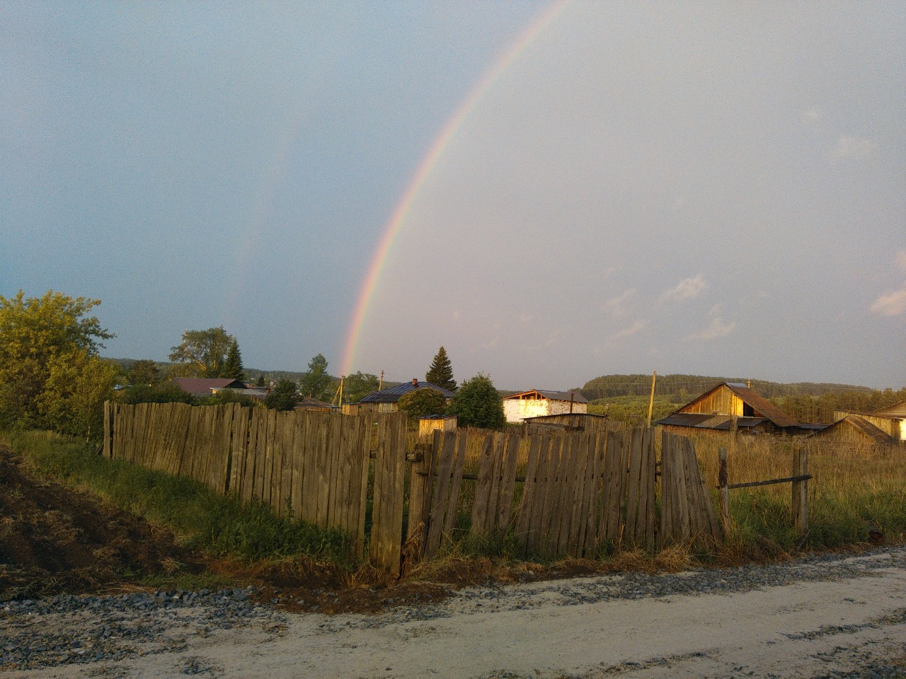 Двойная радуга - хороший знак для артемовцев!