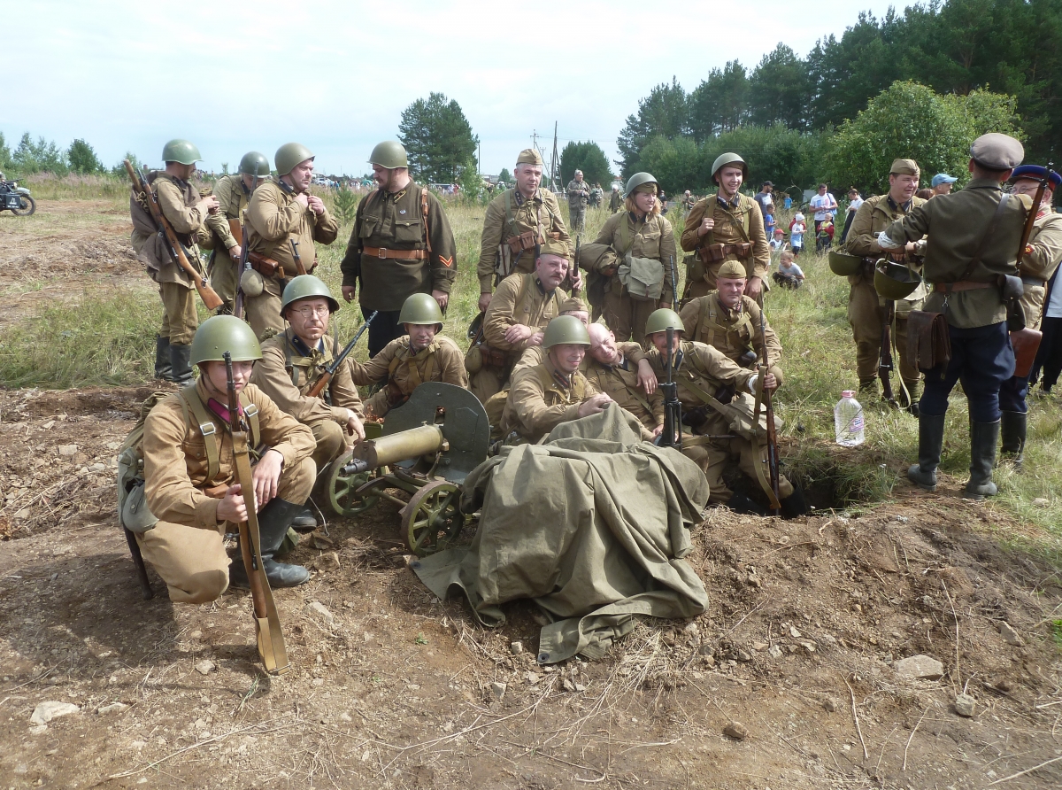 Реконструкторы воссоздают события прошлого