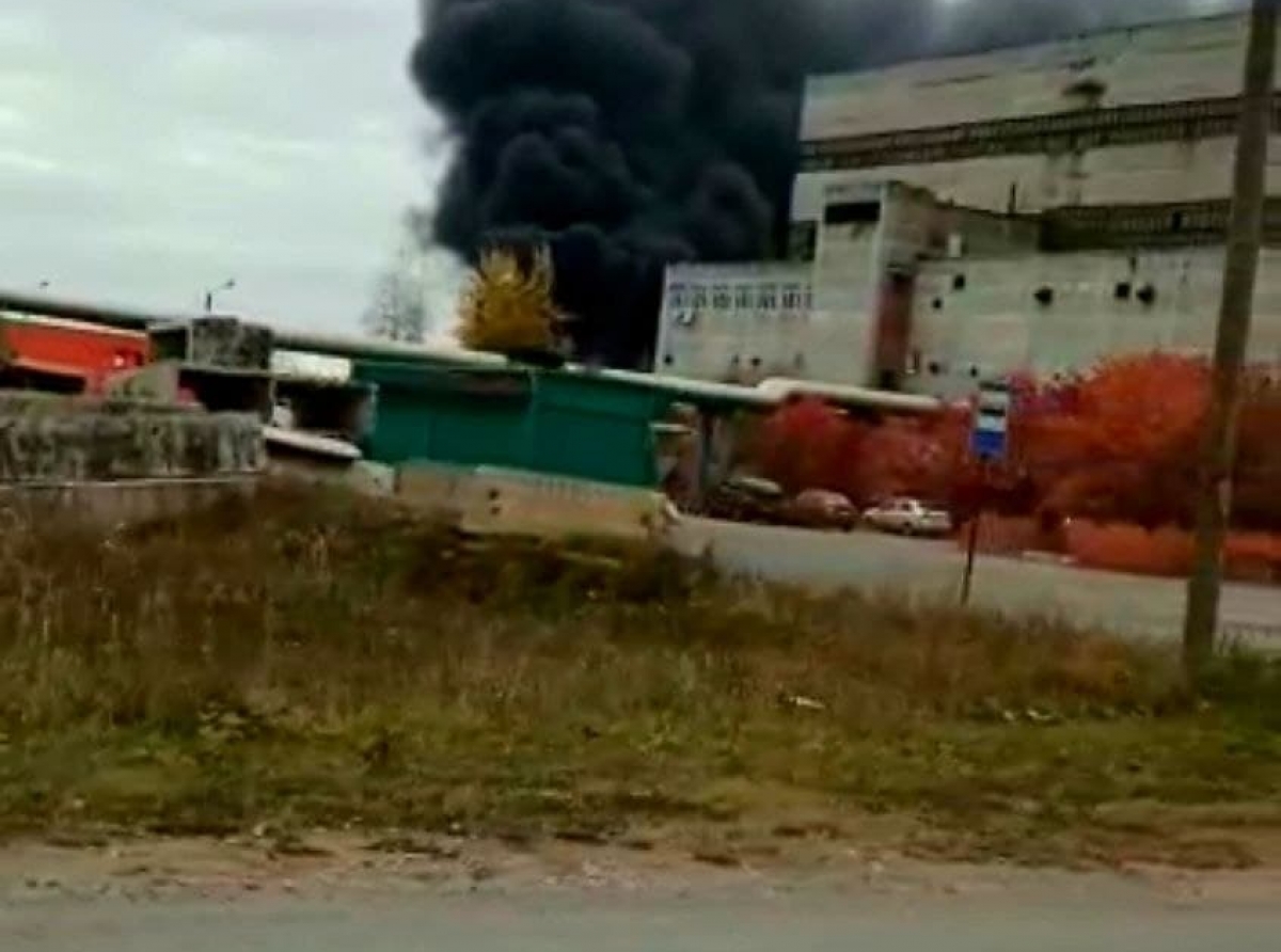 дым над ТЭЦ был виден издалека