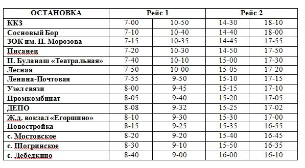 Расписание автобусов Асекеево — Бугуруслан