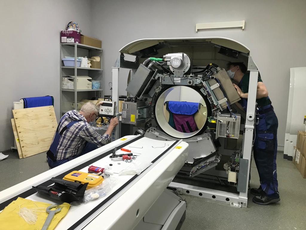 В Артемовской ЦРБ починили томограф