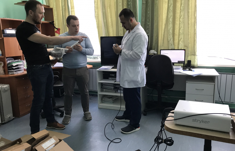 Фото пресс-службы АЦРБ. УГМК не в первый раз помогает артёмовской больнице.