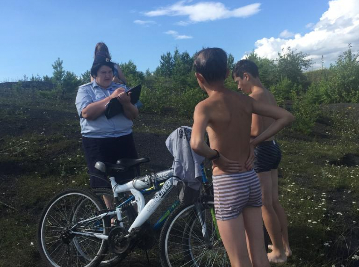 Фото предоставлено ОМВД. Дети не должны купаться без присмотра взрослых!