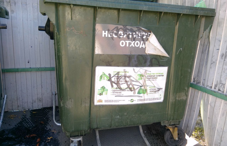 Фото: Василий Ергашев. Данные отходы нельзя выбрасывать в мусорные баки