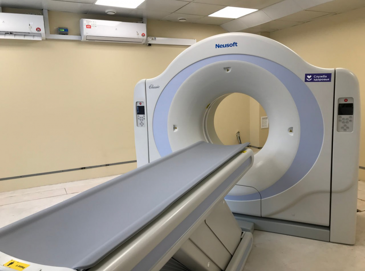 Фото предоставлено АЦРБ. Установке аппарата предшествовала тщательная подготовка помещений. 