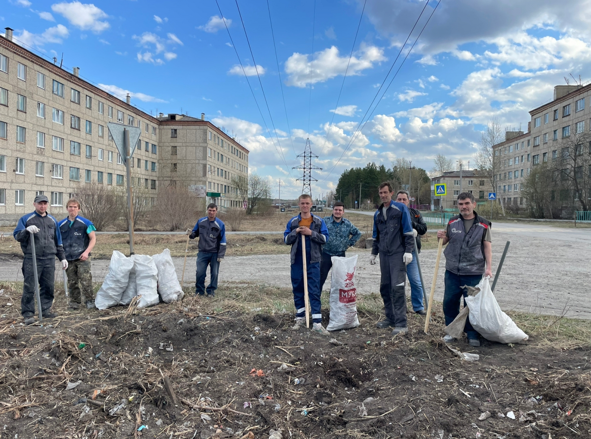 Фото предоставлено ООО УрГТК. Силами сотрудников предприятия приведена в порядок огромная территория