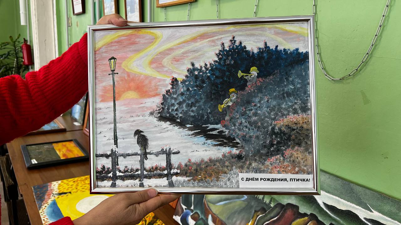 Его кистью водила душа