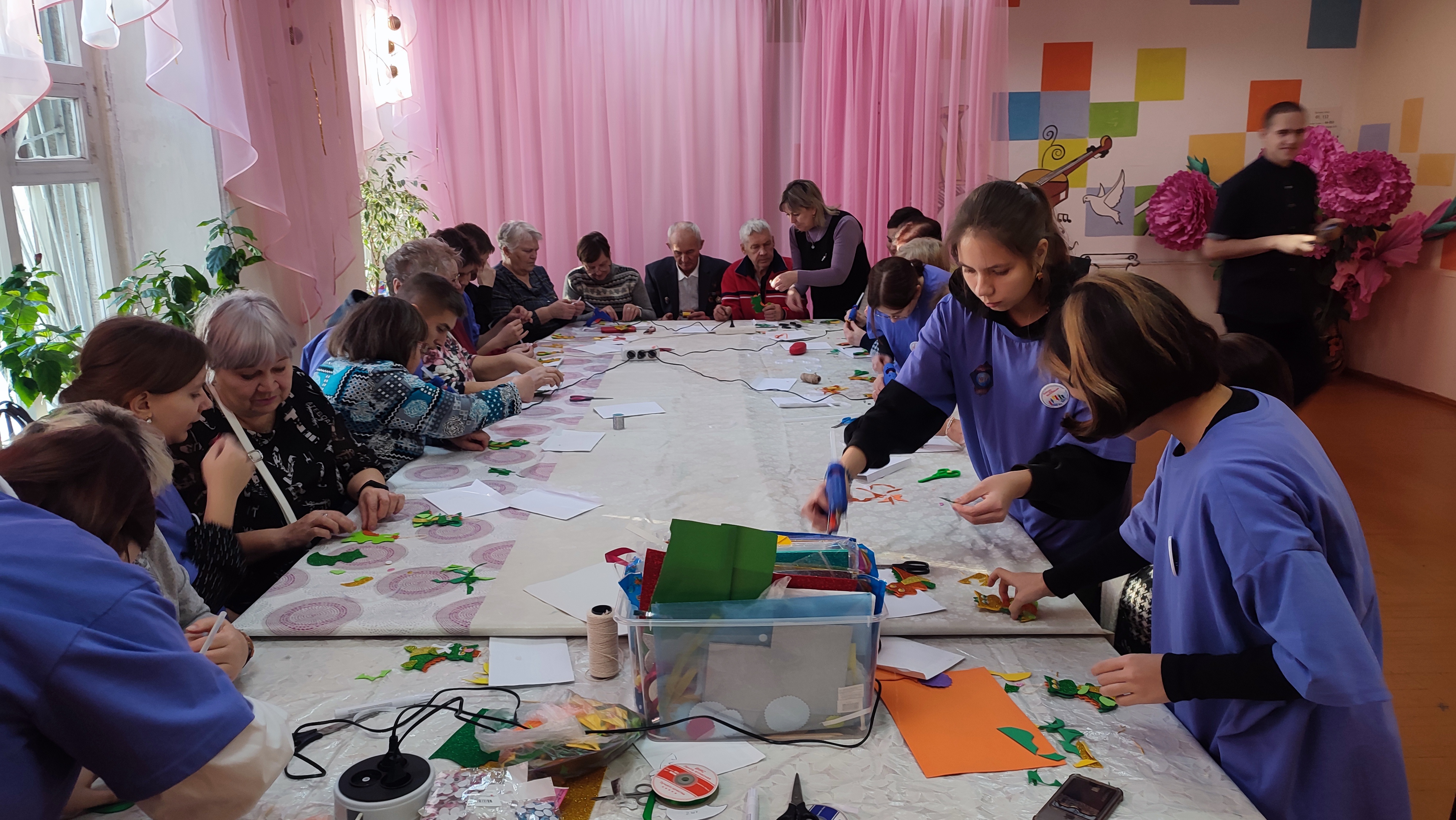 Теплая встреча двух поколений