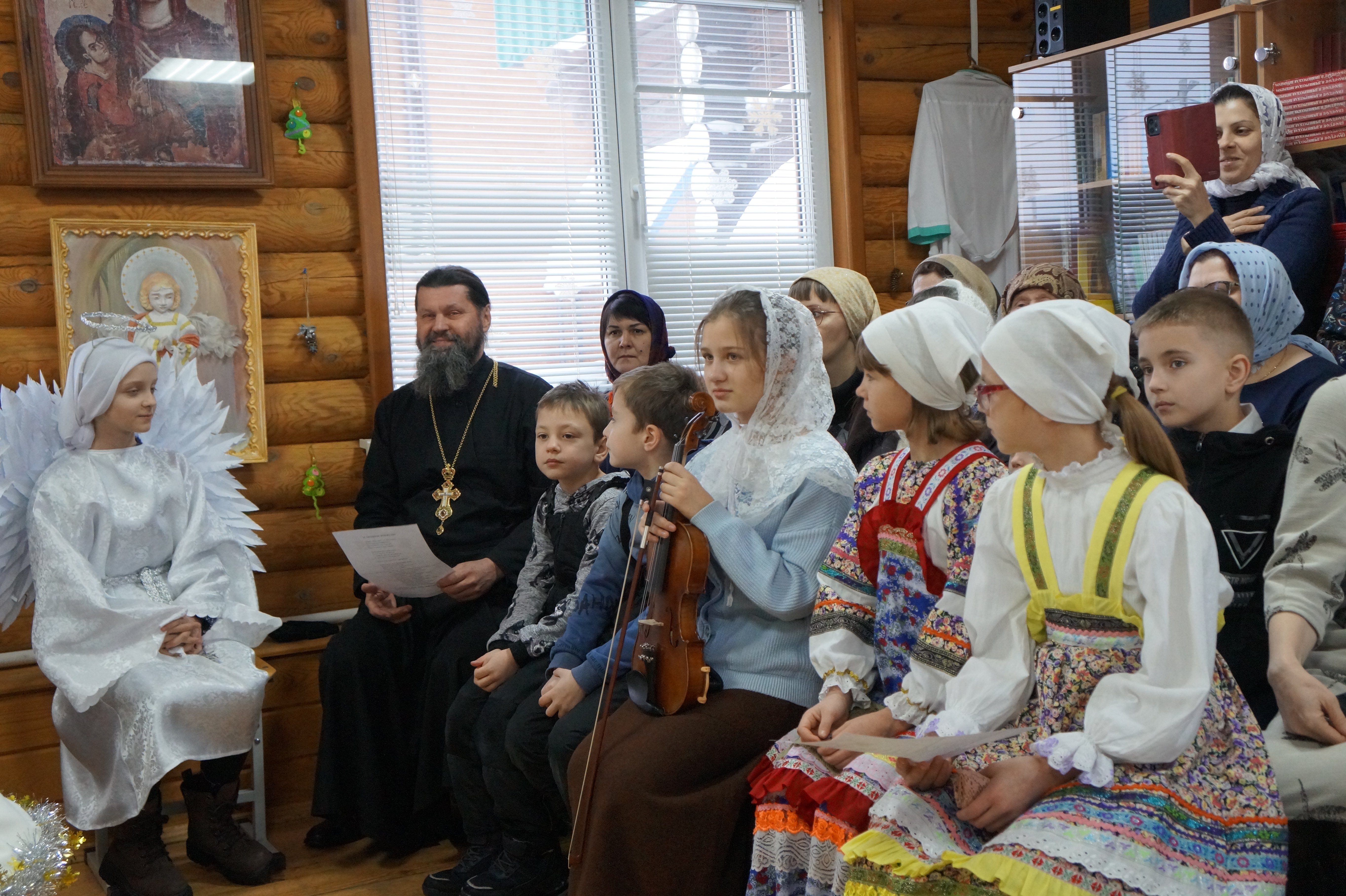 Вот так встретили праздник Рождества Христова