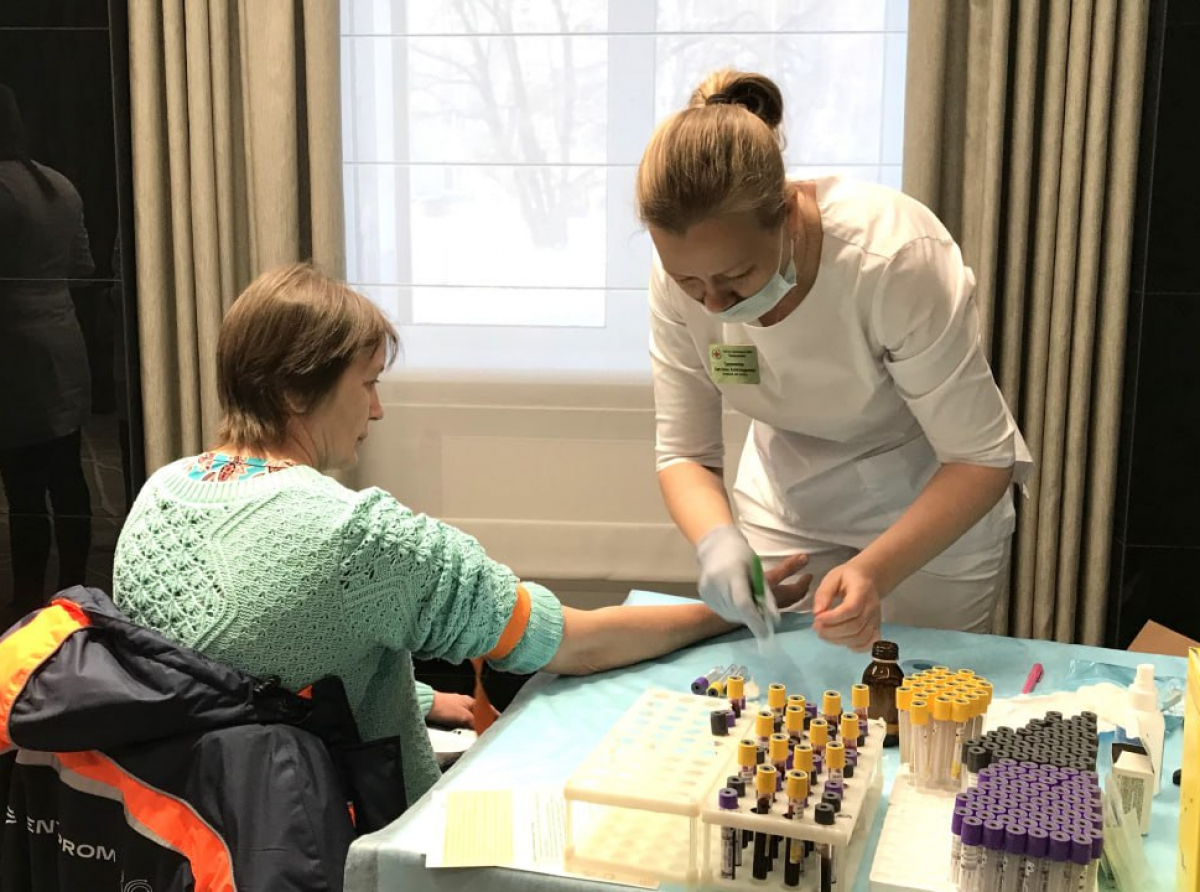 Диспансеризация проводится на разных предприятиях Артёмовского округа. (Вентпром) Фото предоставлено Ольгой Гладких