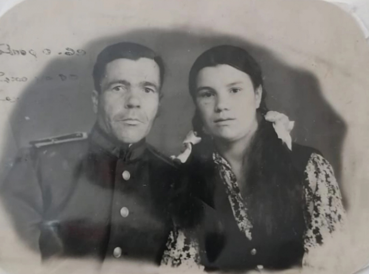 Фото с мужем Тихоном Павловичем из семейного архива М. Минеевой