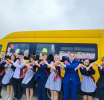 Выпускники прокатились на автобусе желаний