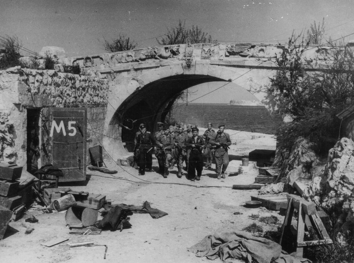 Фото со страницы музея. Бойцы морской пехоты