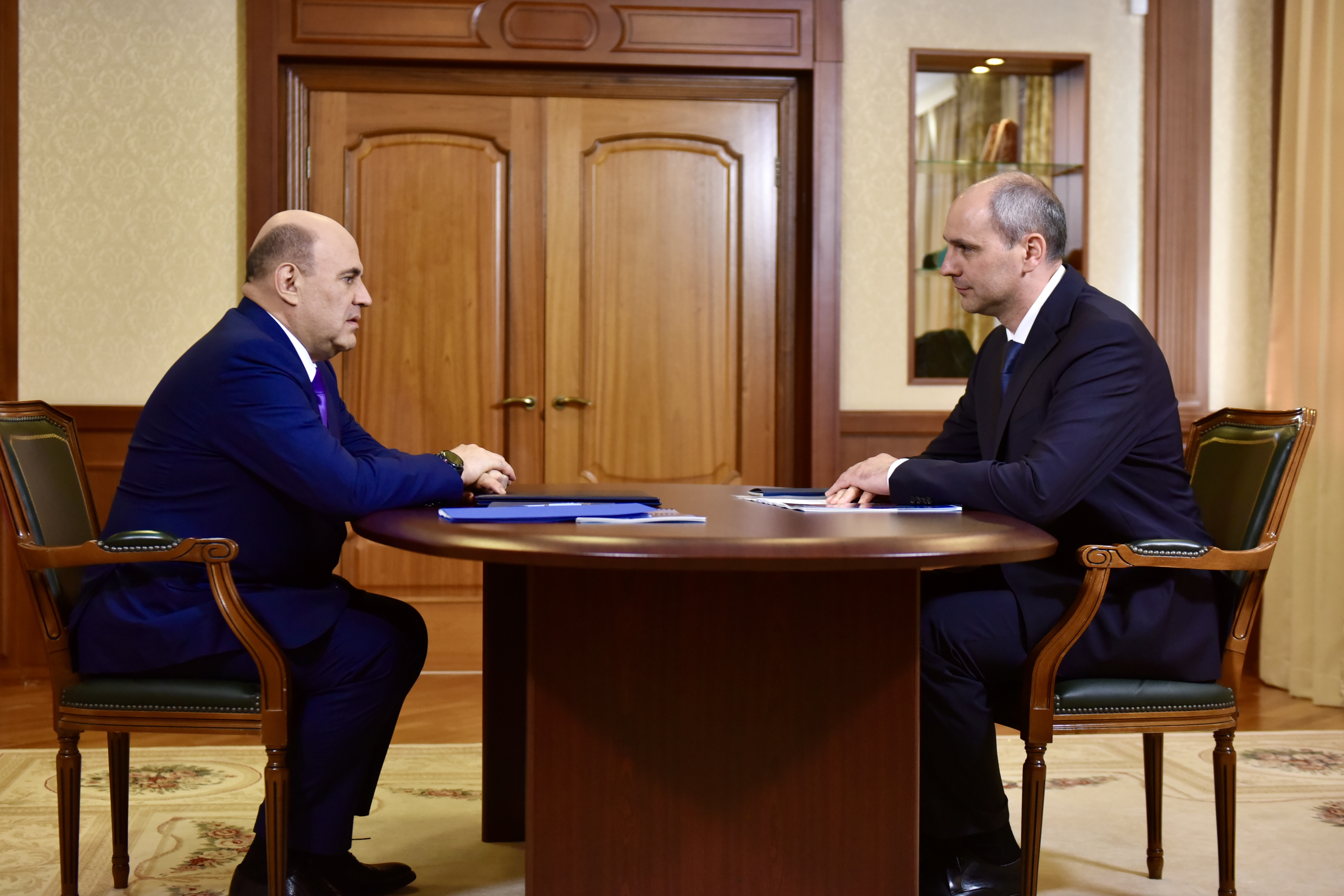 Денис Паслер доложил Михаилу Мишустину об устойчивой положительной динамике в социально-экономическом развитии Свердловской области