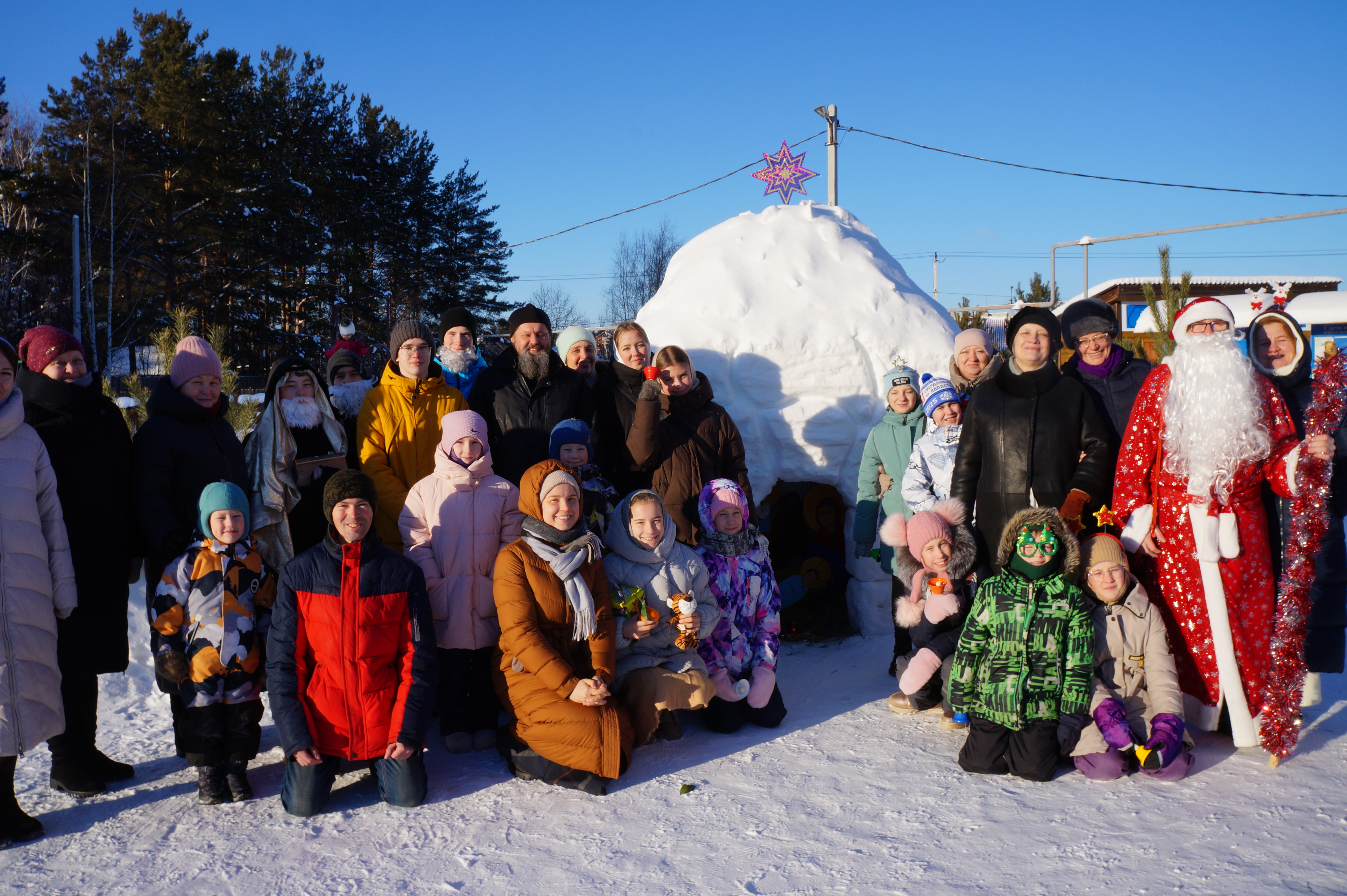 Рождественская радость в новом храме