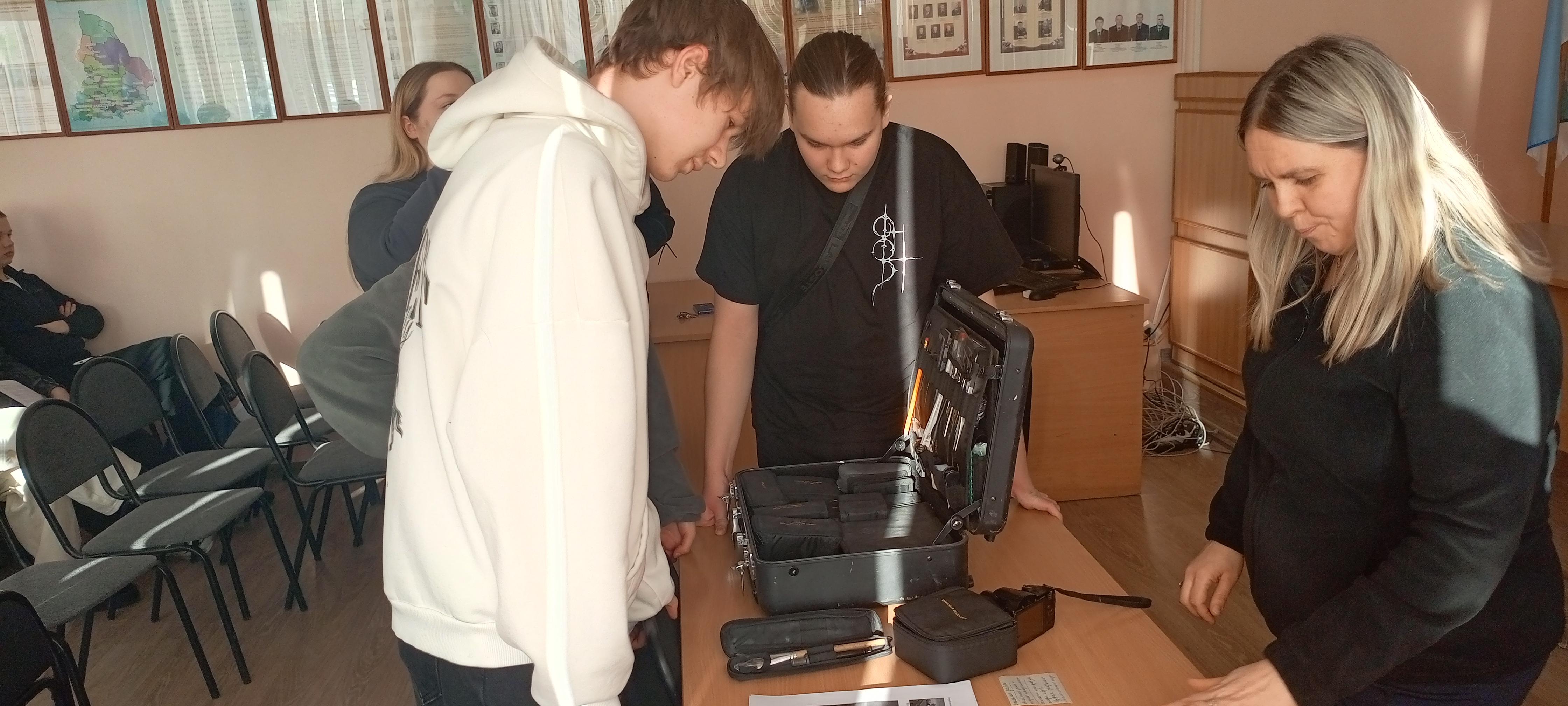 Студенты побывали на экскурсии в полиции