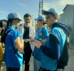 Фото Галины Таскиной. Сегодня волонтеры ФКГС работали на ж/д вокзале ст. Егоршино