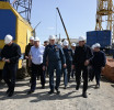 Фото ДИП Свердловской области. Глава региона и министр оценили темпы работ на стройплощадках в посёлке