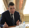 Евгений Куйвашев рассказал о развитии знаковых для Свердловской области проектов на встрече с уральскими журналистами Фото: ДИП