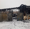 Сегодня утром сгорел дом в селе Покровском Фото: предоставлено ТУ с. Покровское